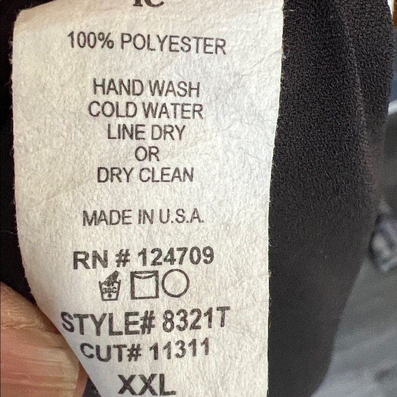 IC by Connie K Abstract Long Sleeve Layered Tunic, Womens XXL - Picture 7 of 8